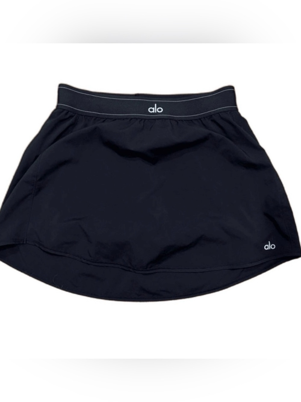 ALO Yoga Black Athletic Skort